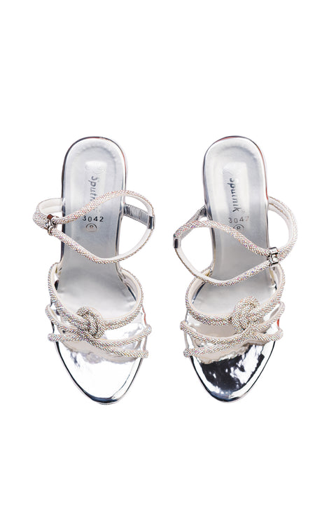 Silver Fancy Sandal K03467/010