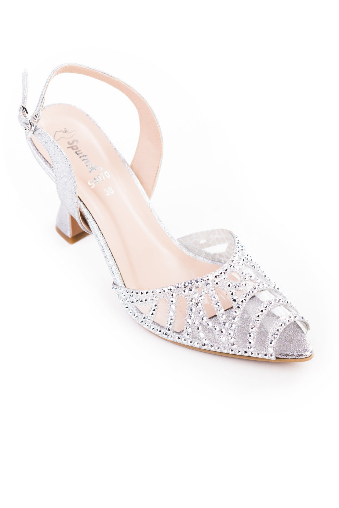 Silver Fancy Sandal K04059/010