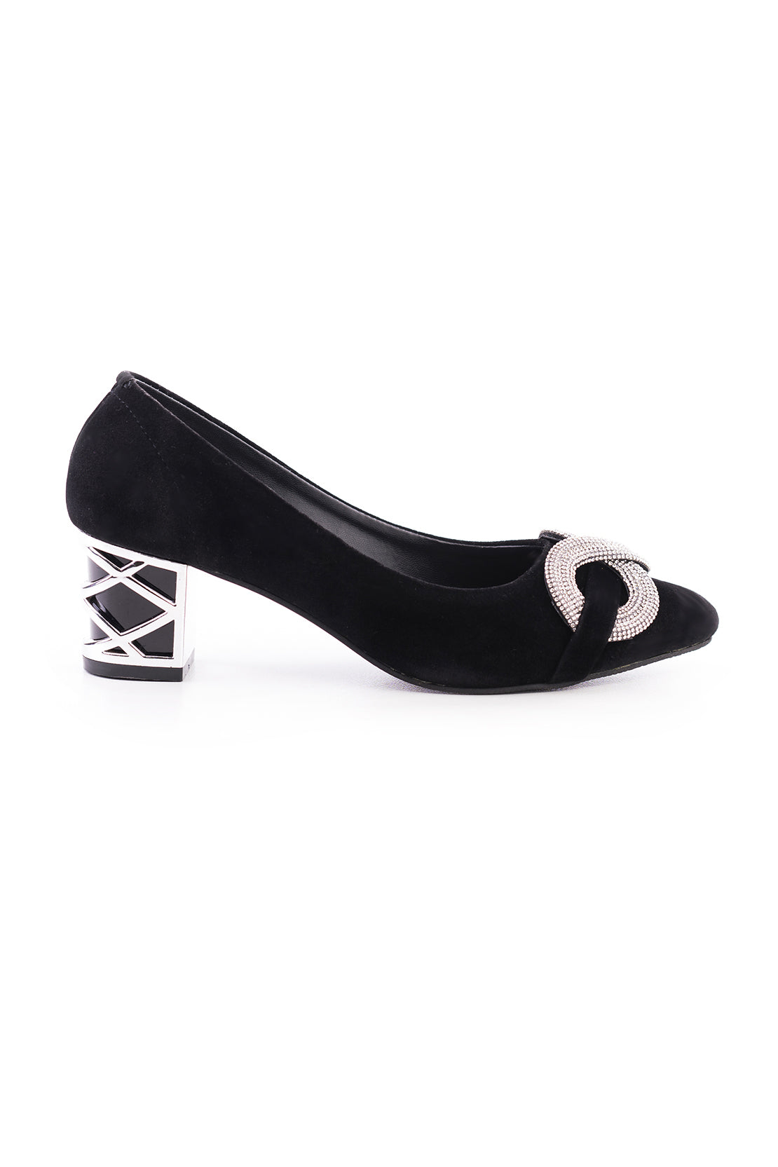 Black Champion Suede Pump K04074/2SC