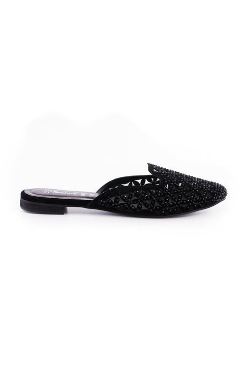 Black Suede Pump K04138/2s0