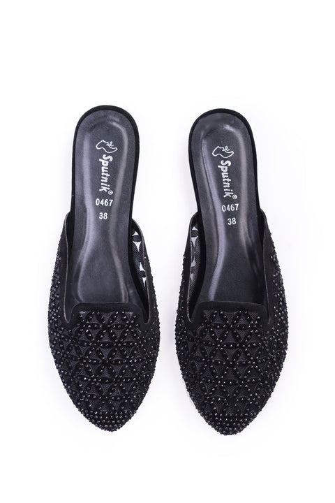 Black Suede Pump K04138/2s0