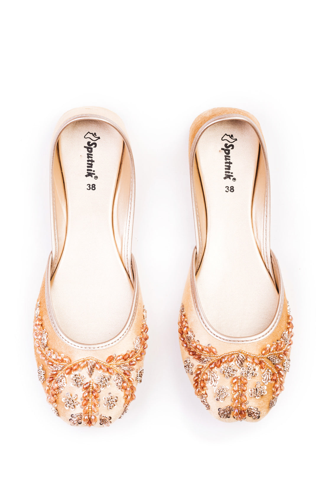 Fawn Suede Khussa K04270/06s