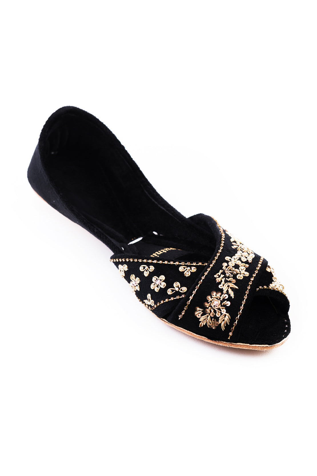 Black and Golden Khussa K04284/211