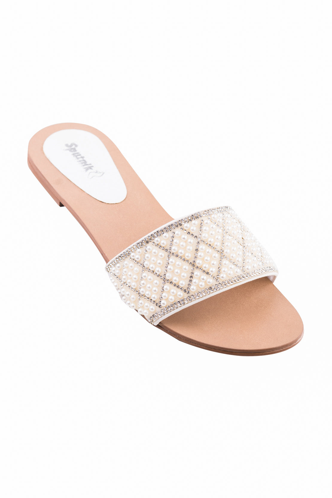 White Flat Slipper KK2154/003