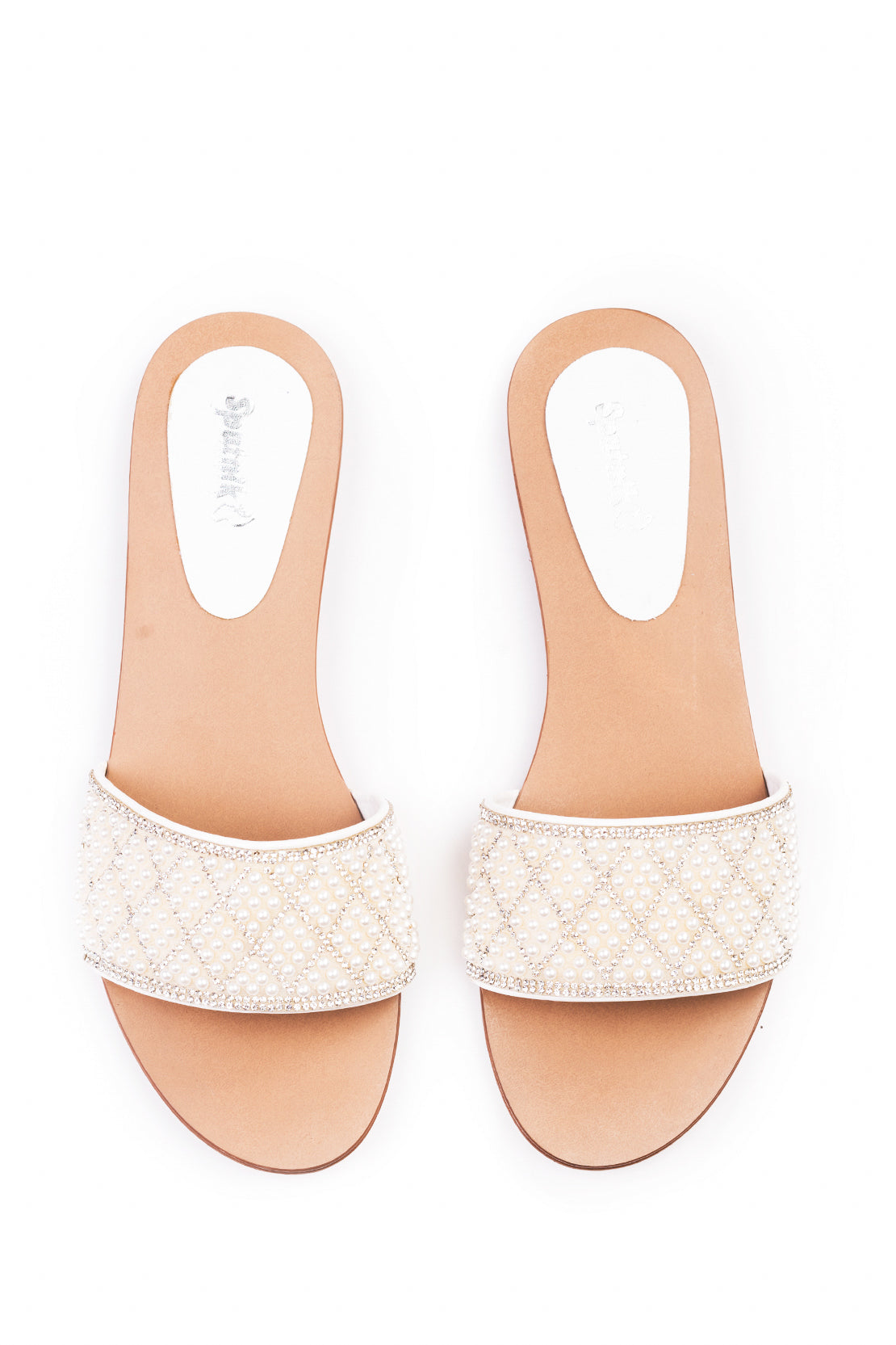 White Flat Slipper KK2154/003