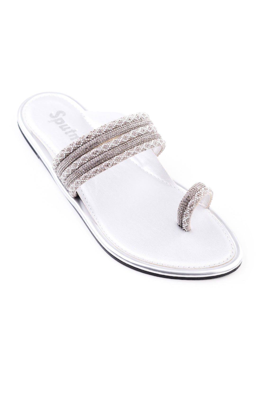 Silver Flat Slipper KK2171/010