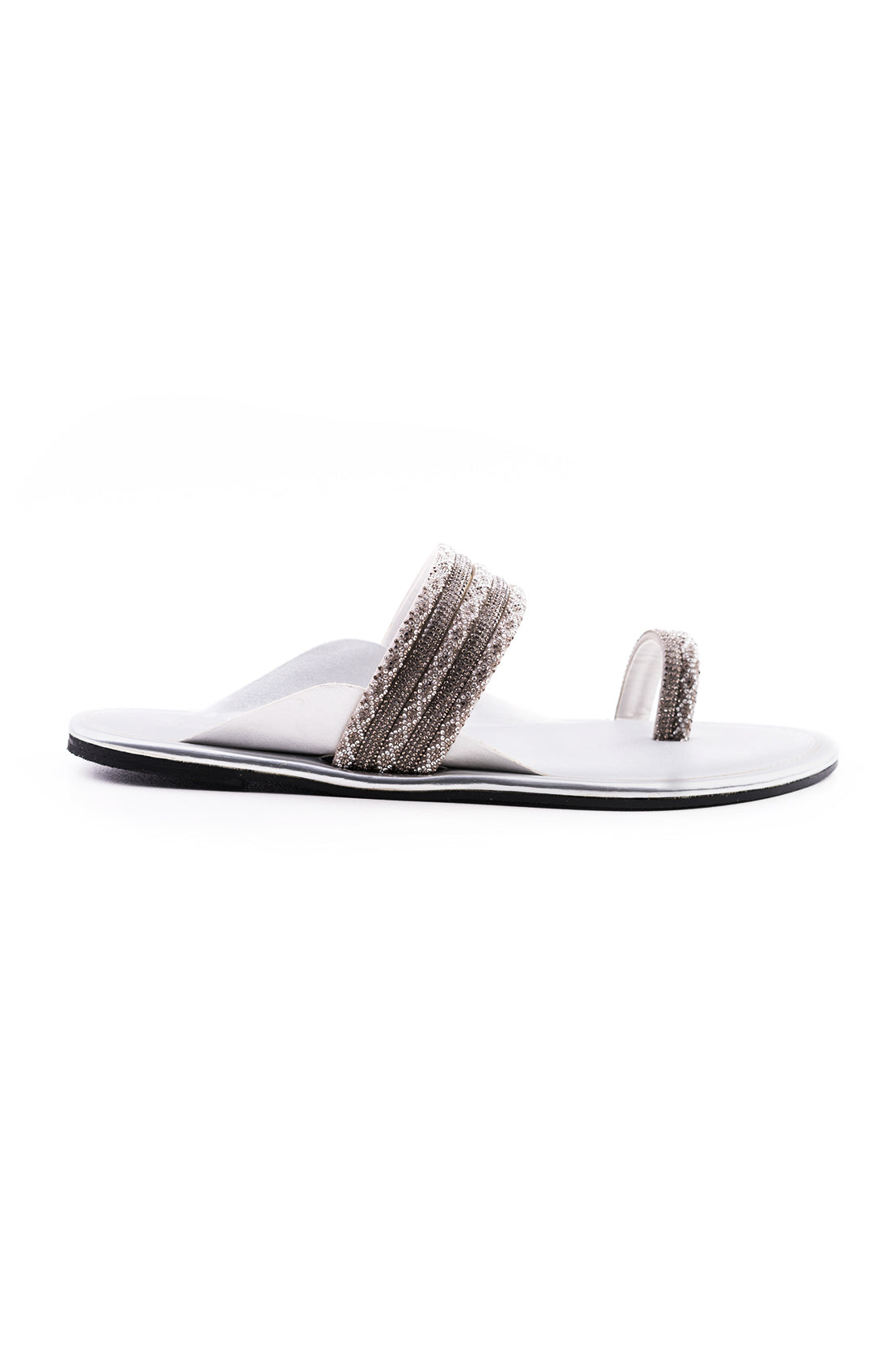 Silver Flat Slipper KK2171/010