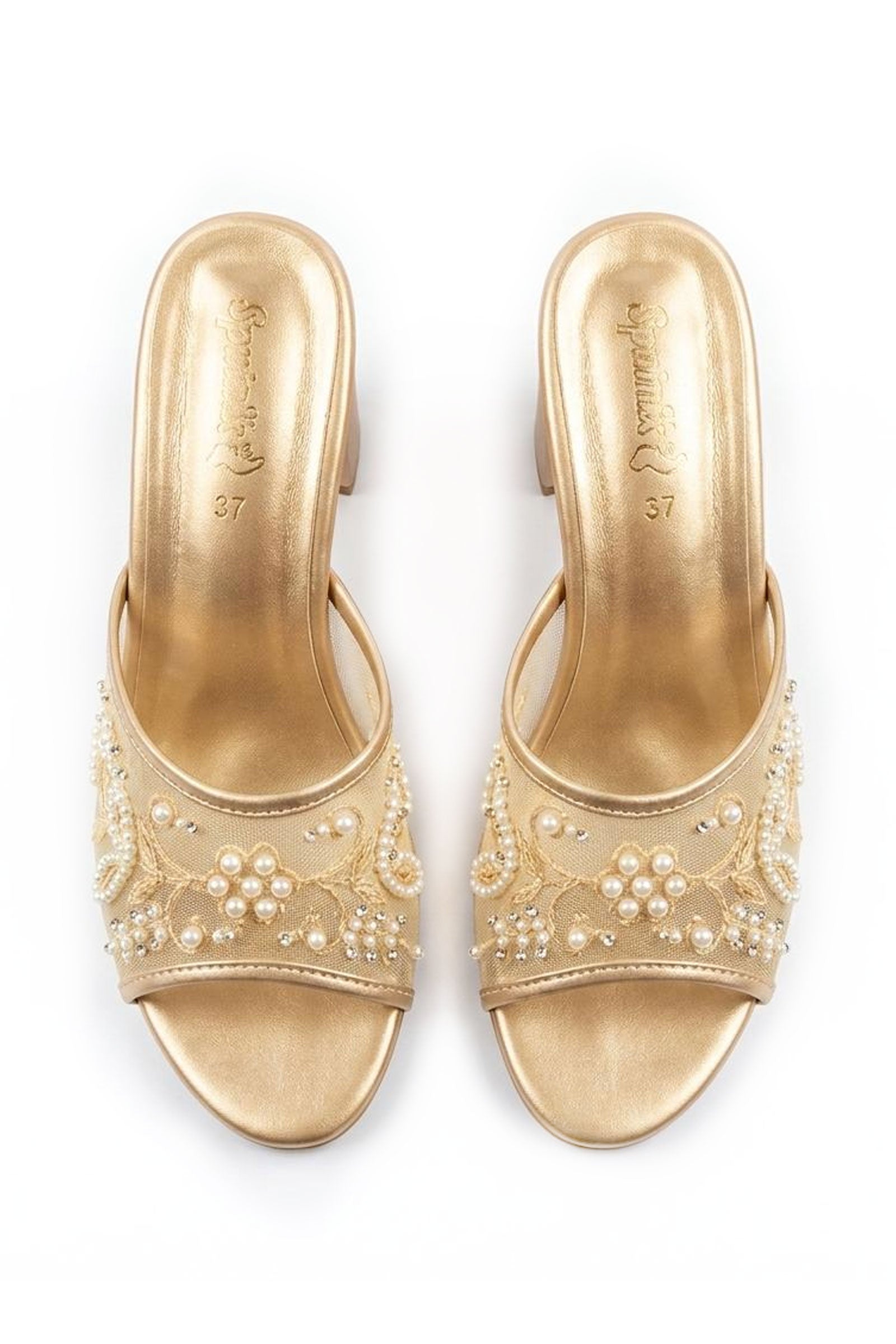 Golden Fancy Slipper L02727/011