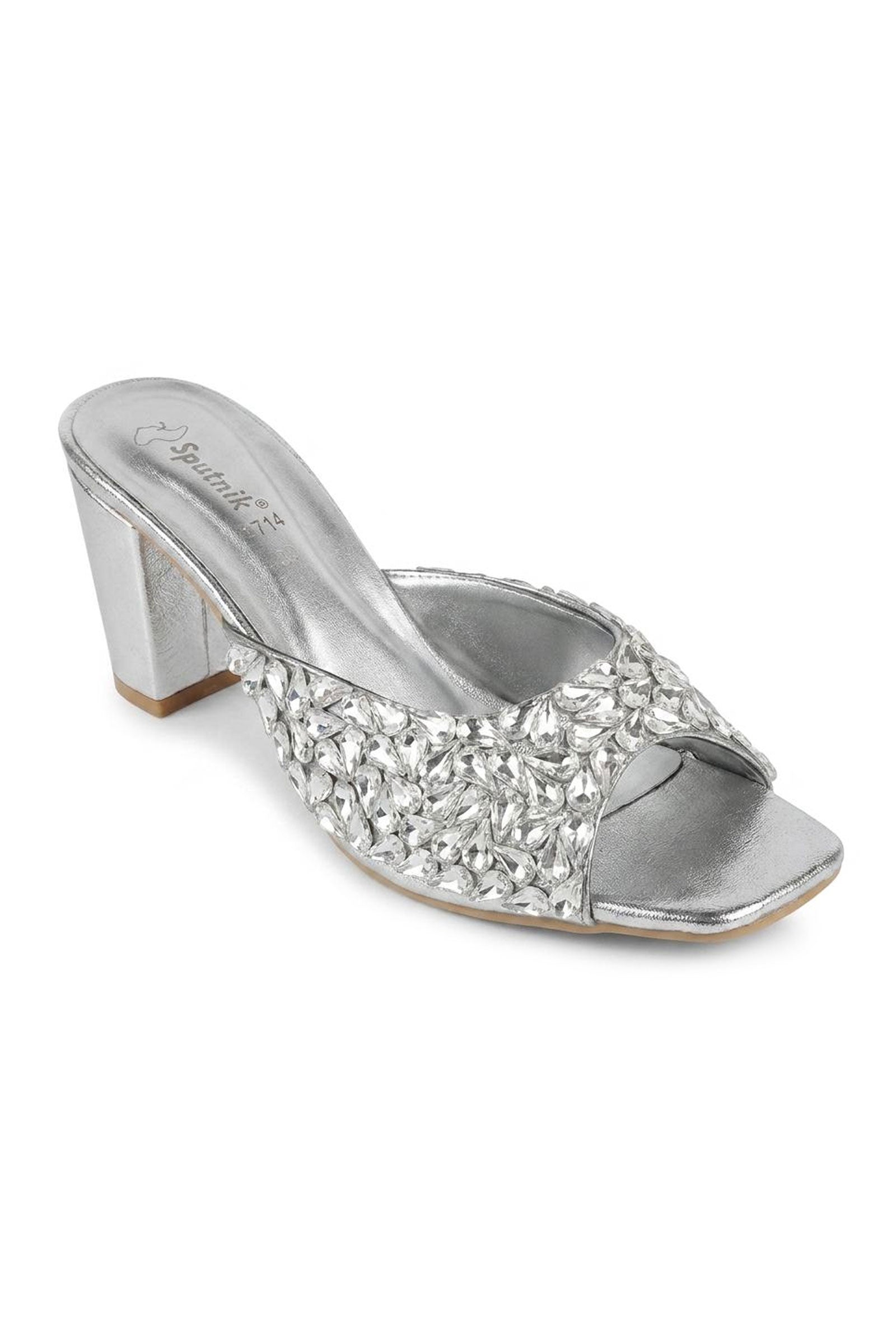 Silver Fancy Slipper L02732/010