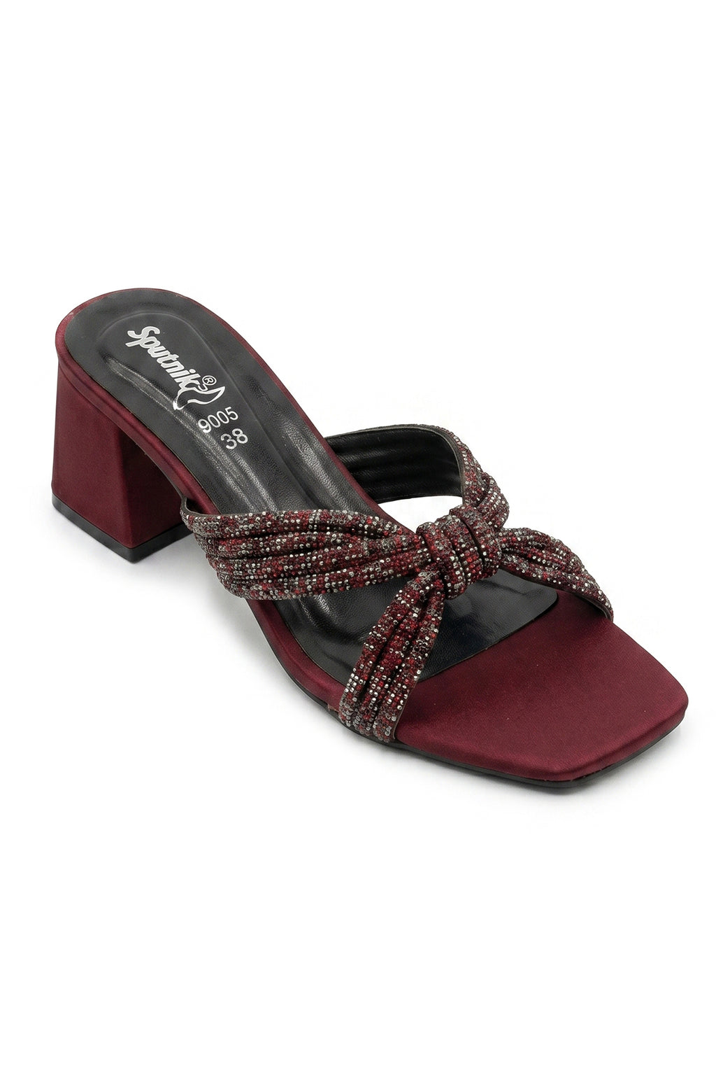 Maroon Fancy Slipper L02484/017