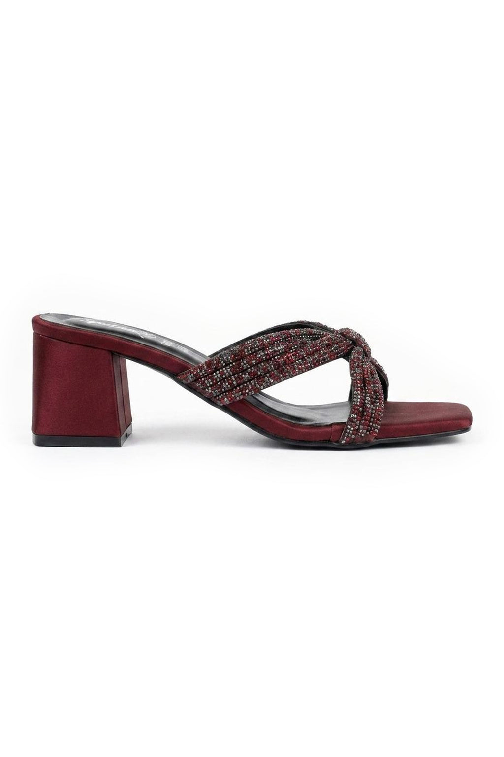 Maroon Fancy Slipper L02484/017