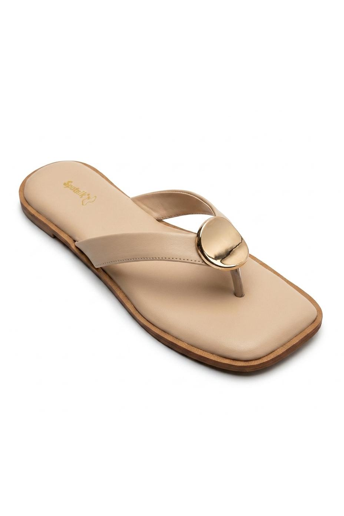 Fawn Flat Slipper L03216/006