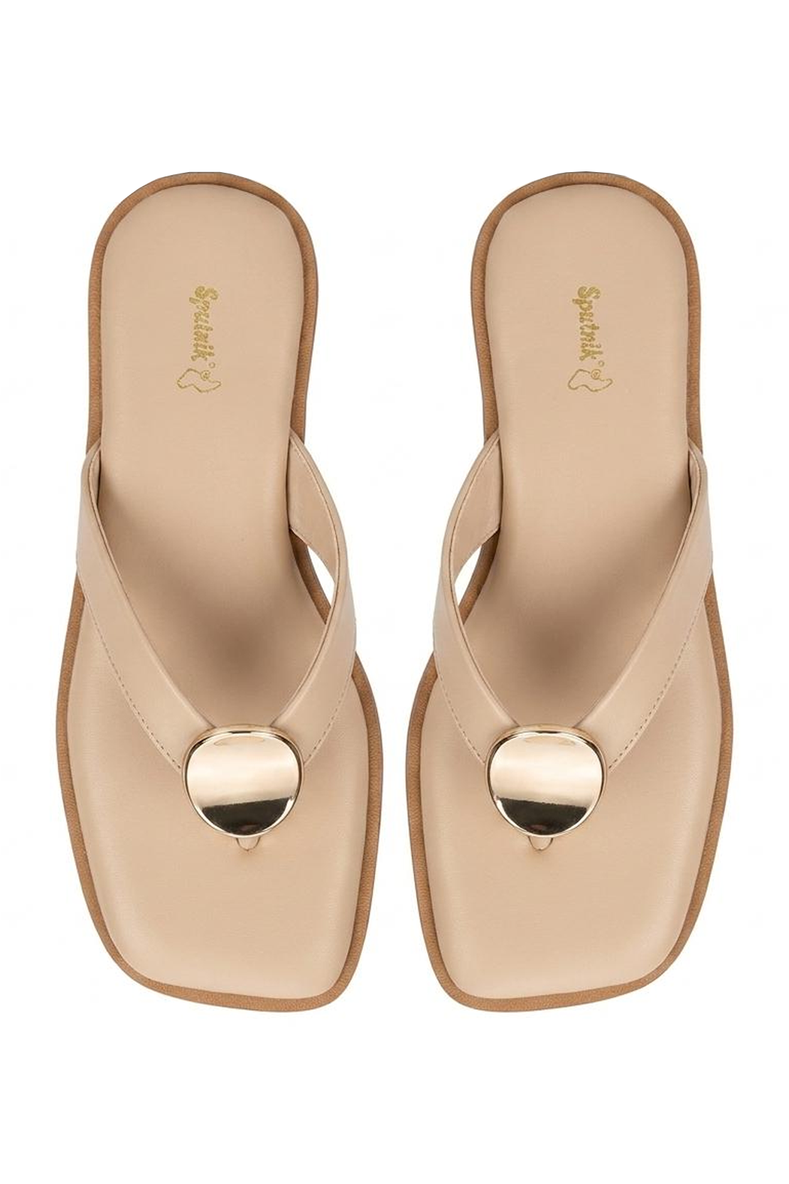 Fawn Flat Slipper L03216/006