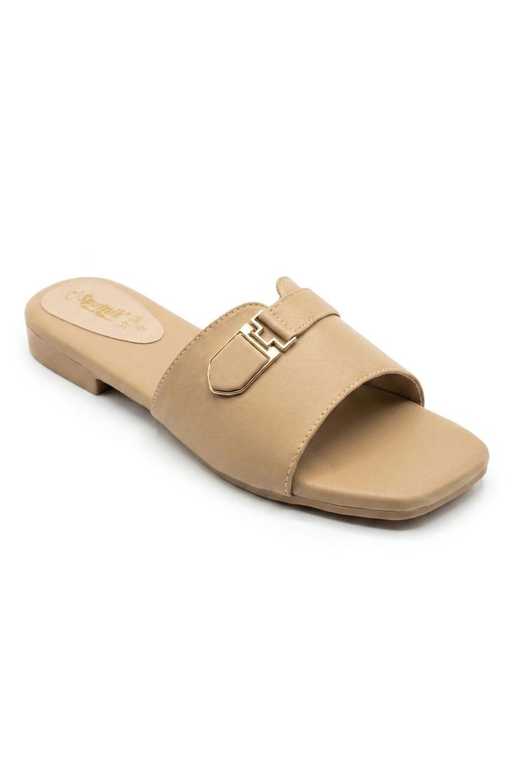 Fawn Flat Slipper L02911/006