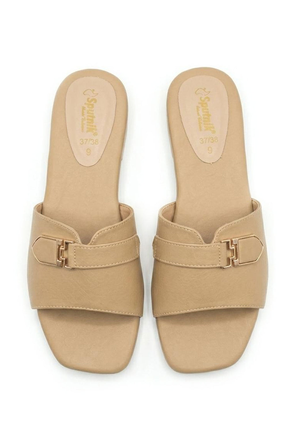 Fawn Flat Slipper L02911/006