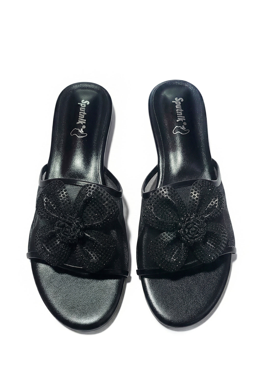 Black Suede Slipper L02110/2s0