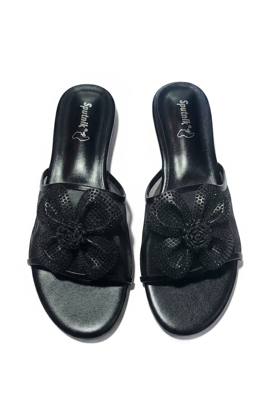 Black Suede Slipper L02110/2s0