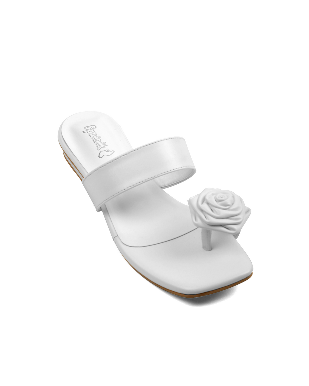 White Flat Slipper K02237/003