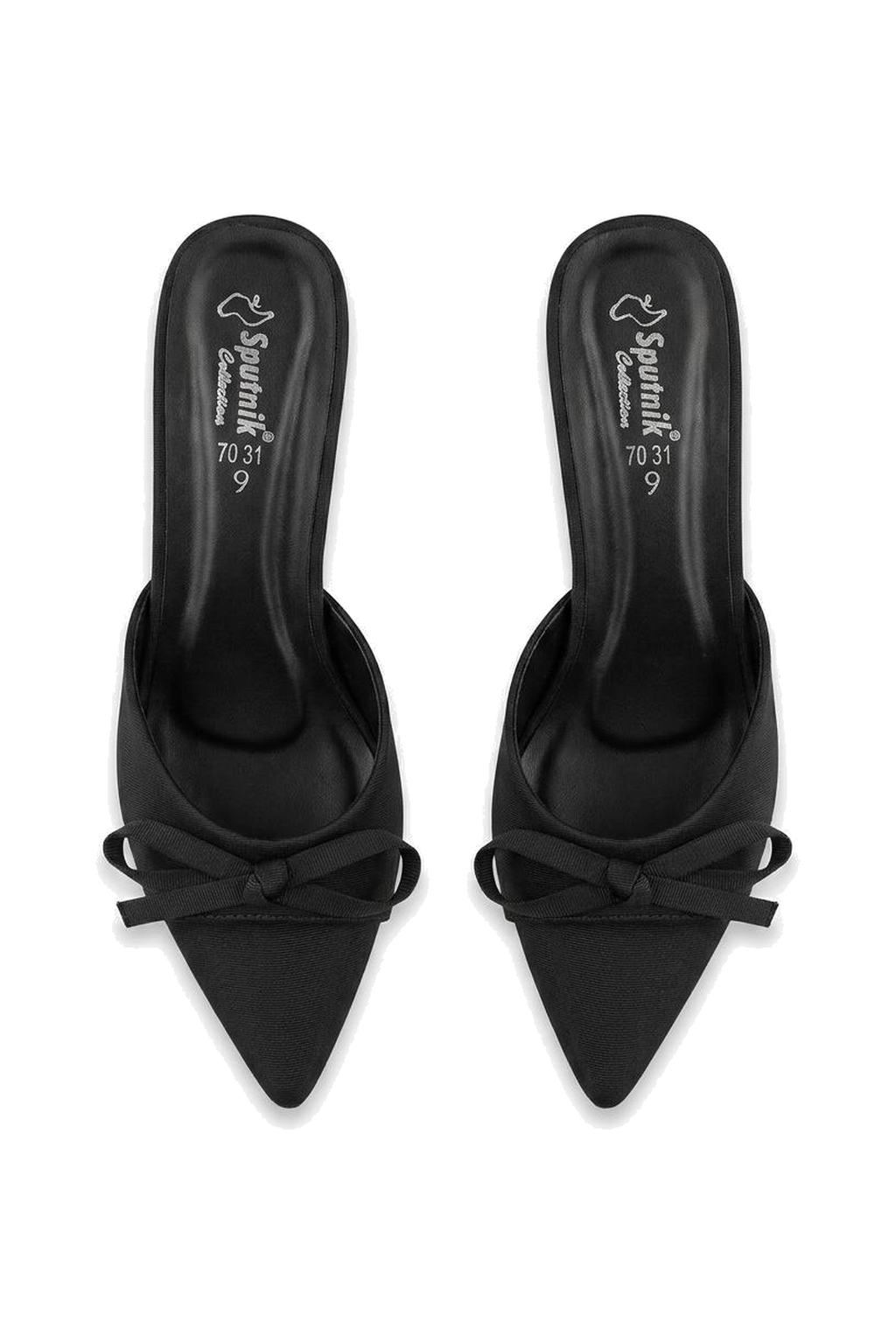 Black Fancy Slipper L02703/002