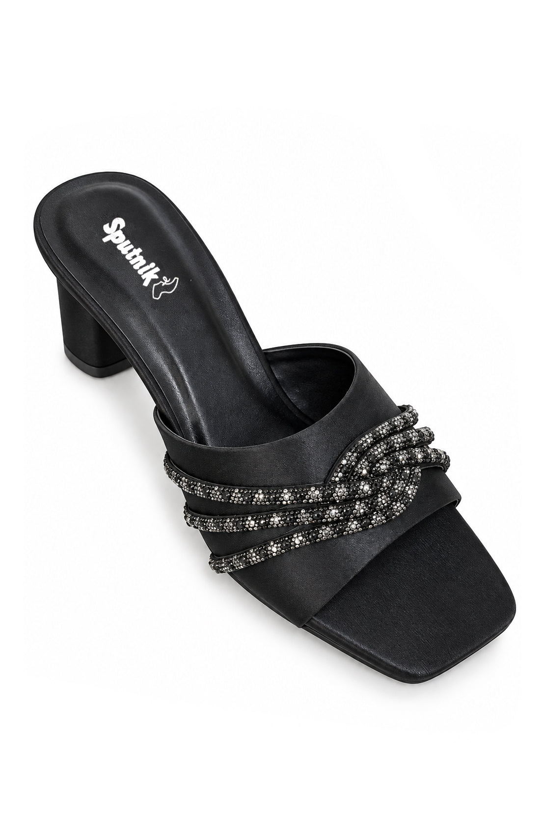 Black Fancy Slipper L02714/002
