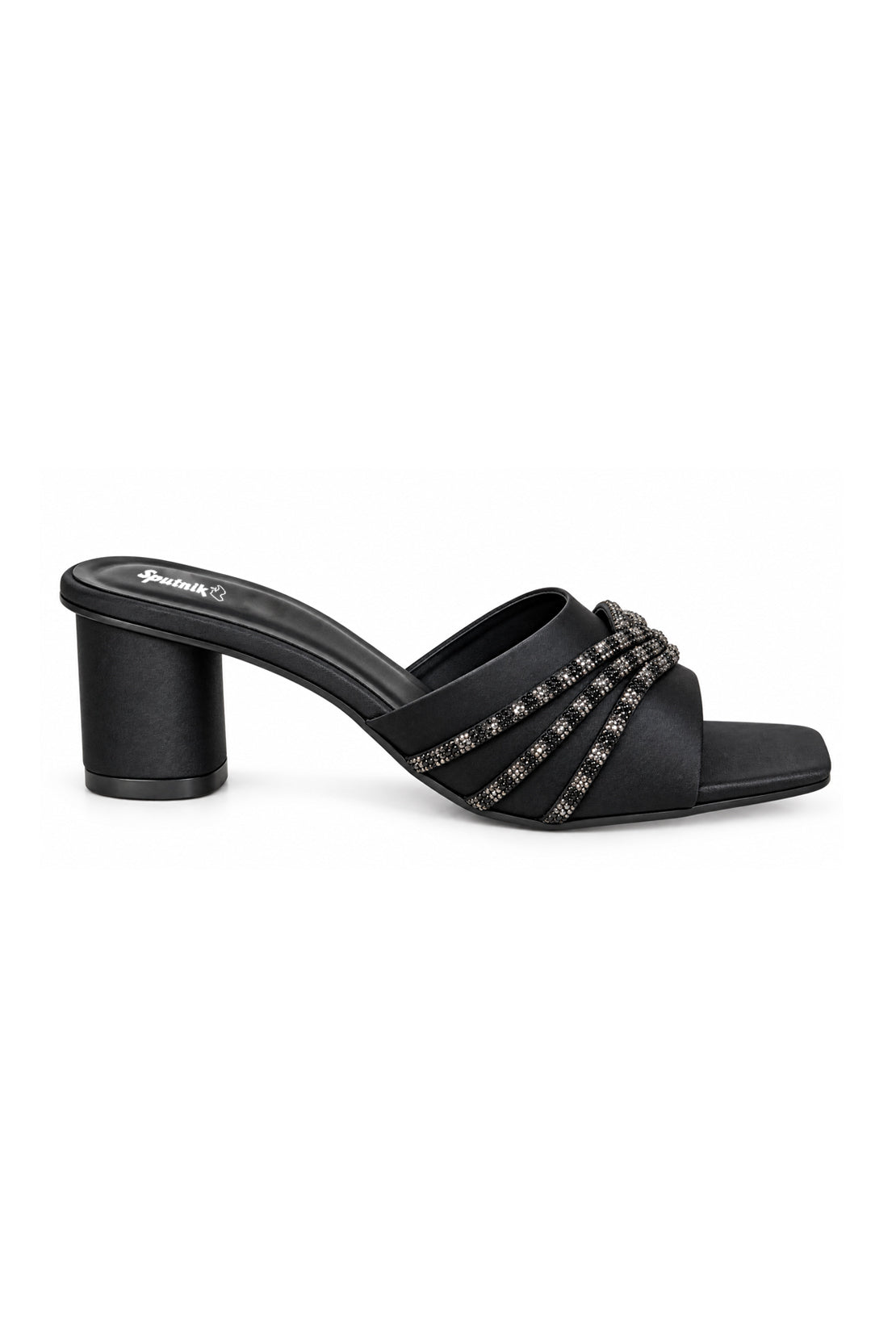 Black Fancy Slipper L02714/002