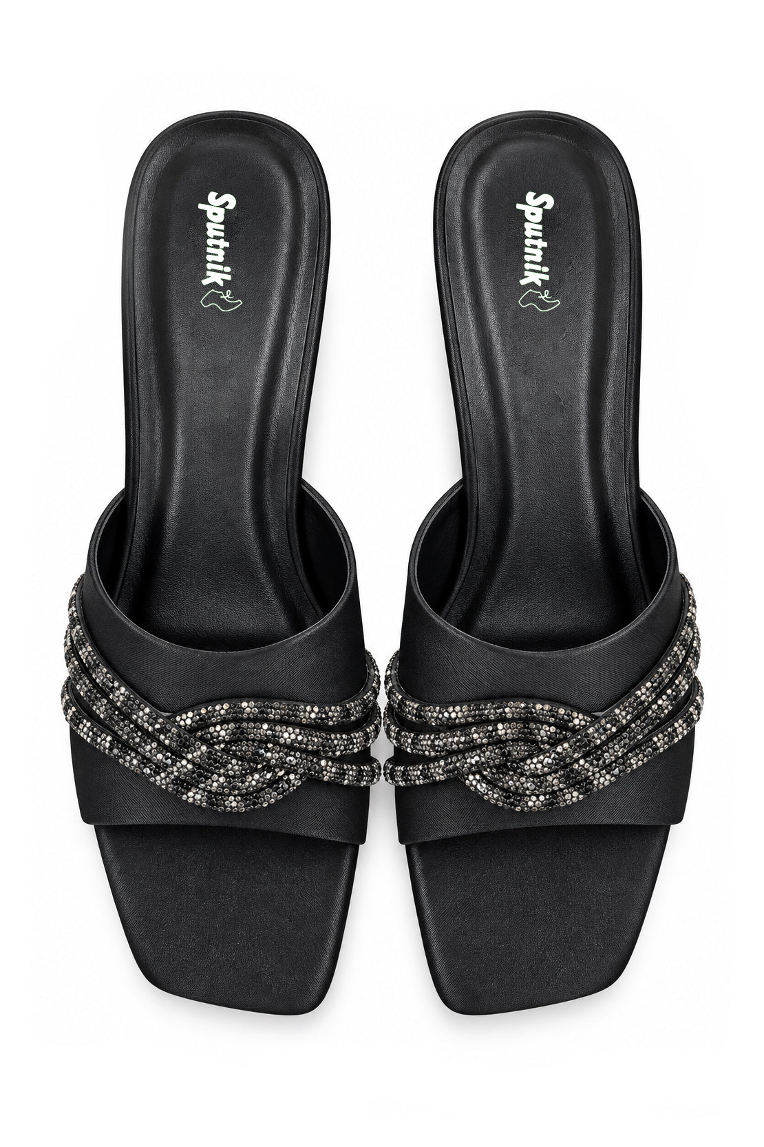 Black Fancy Slipper L02714/002