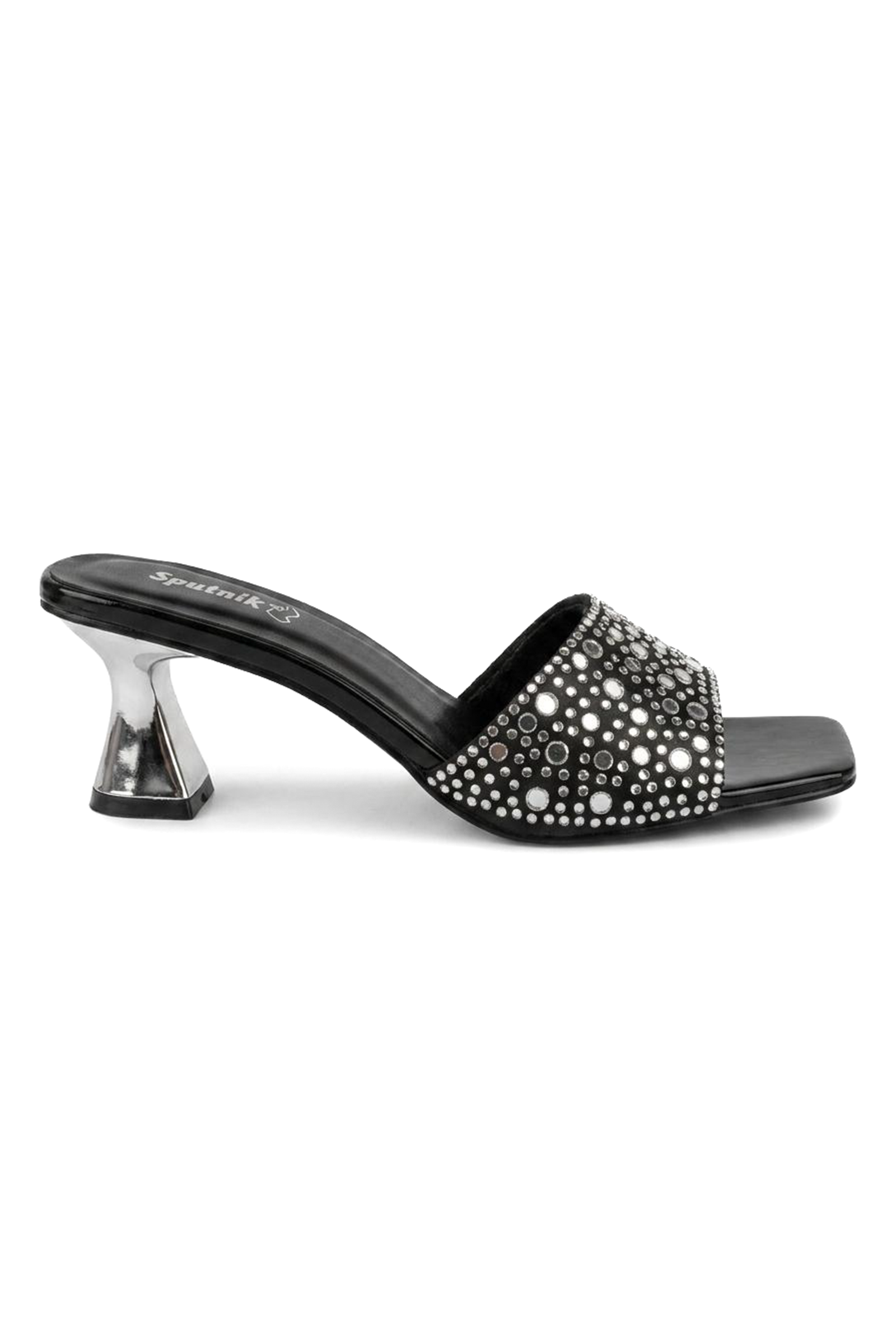 Black Fancy Slipper L02722/002