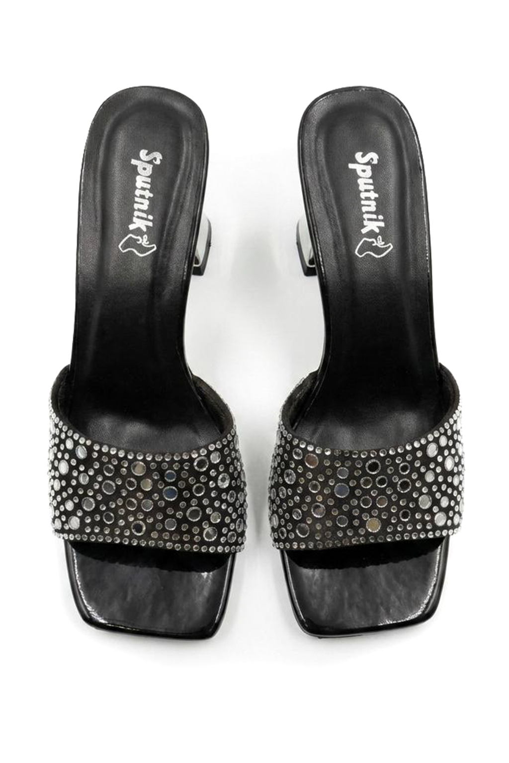 Black Fancy Slipper L02722/002
