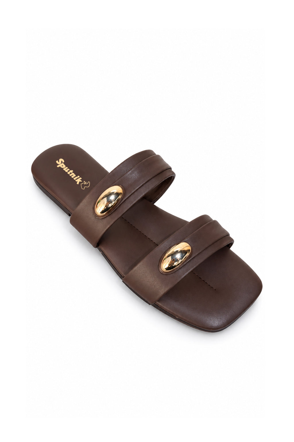 Brown Flat Slipper L02933/001