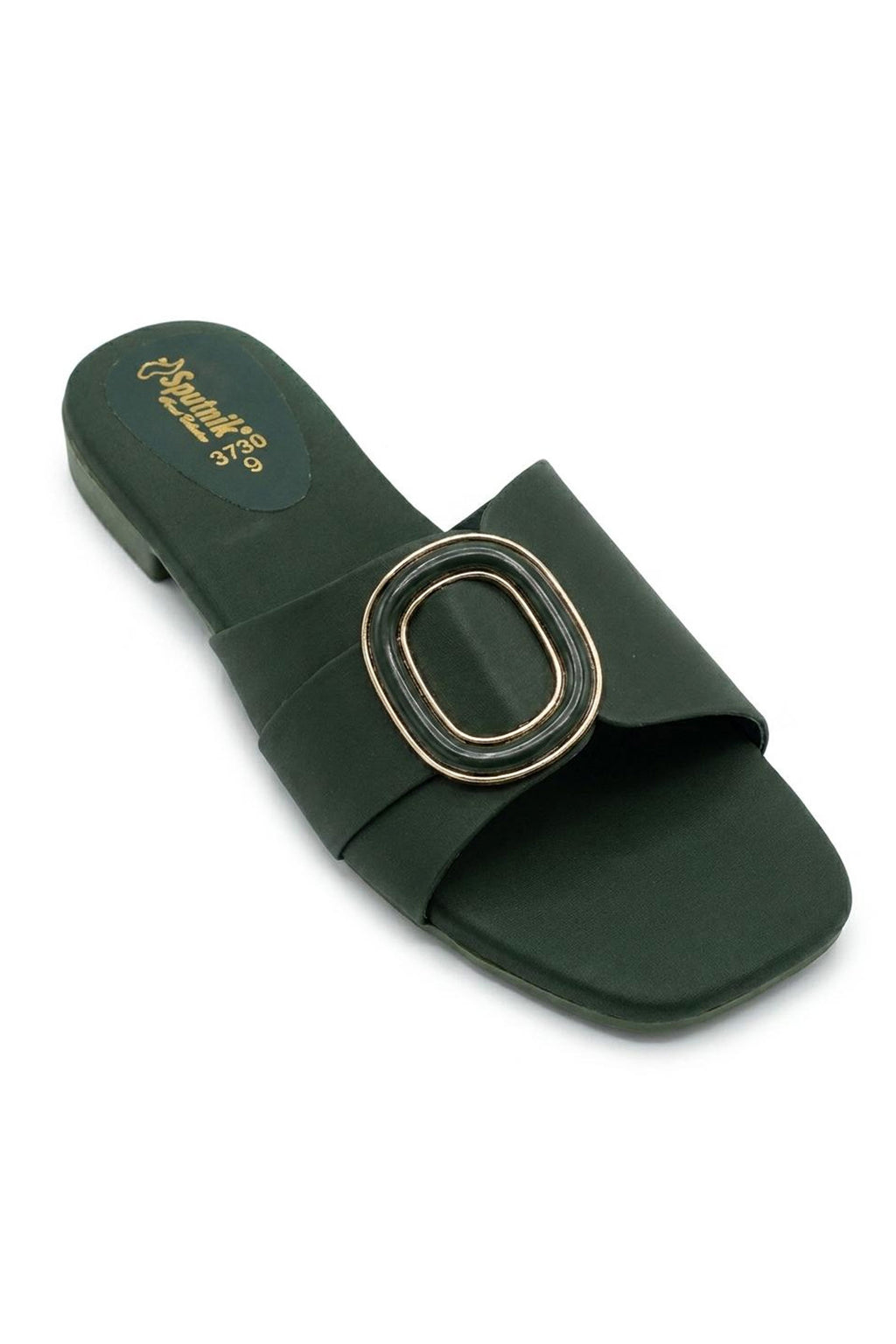 Green Flat Slipper L02907/007