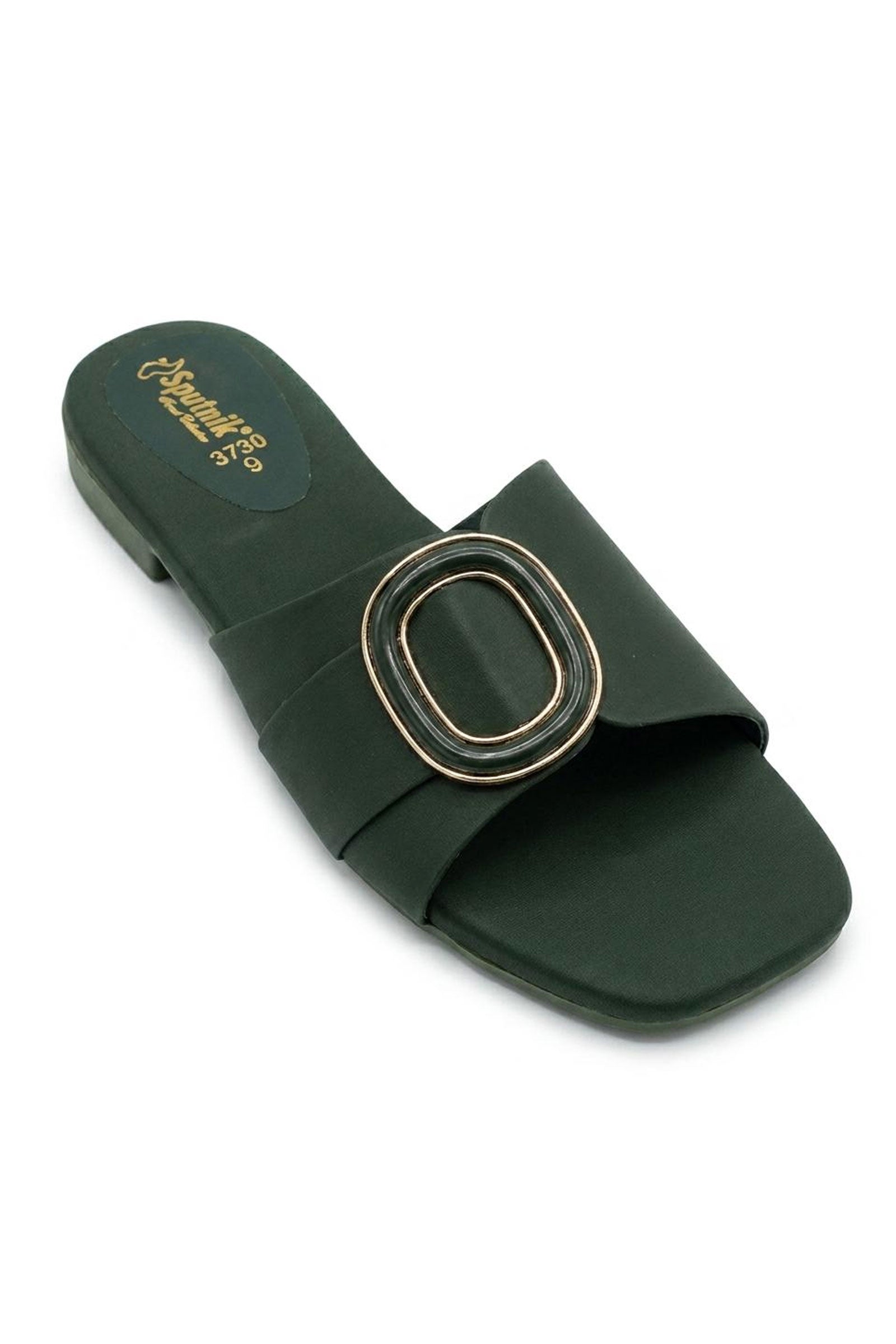Green Flat Slipper L02907/007