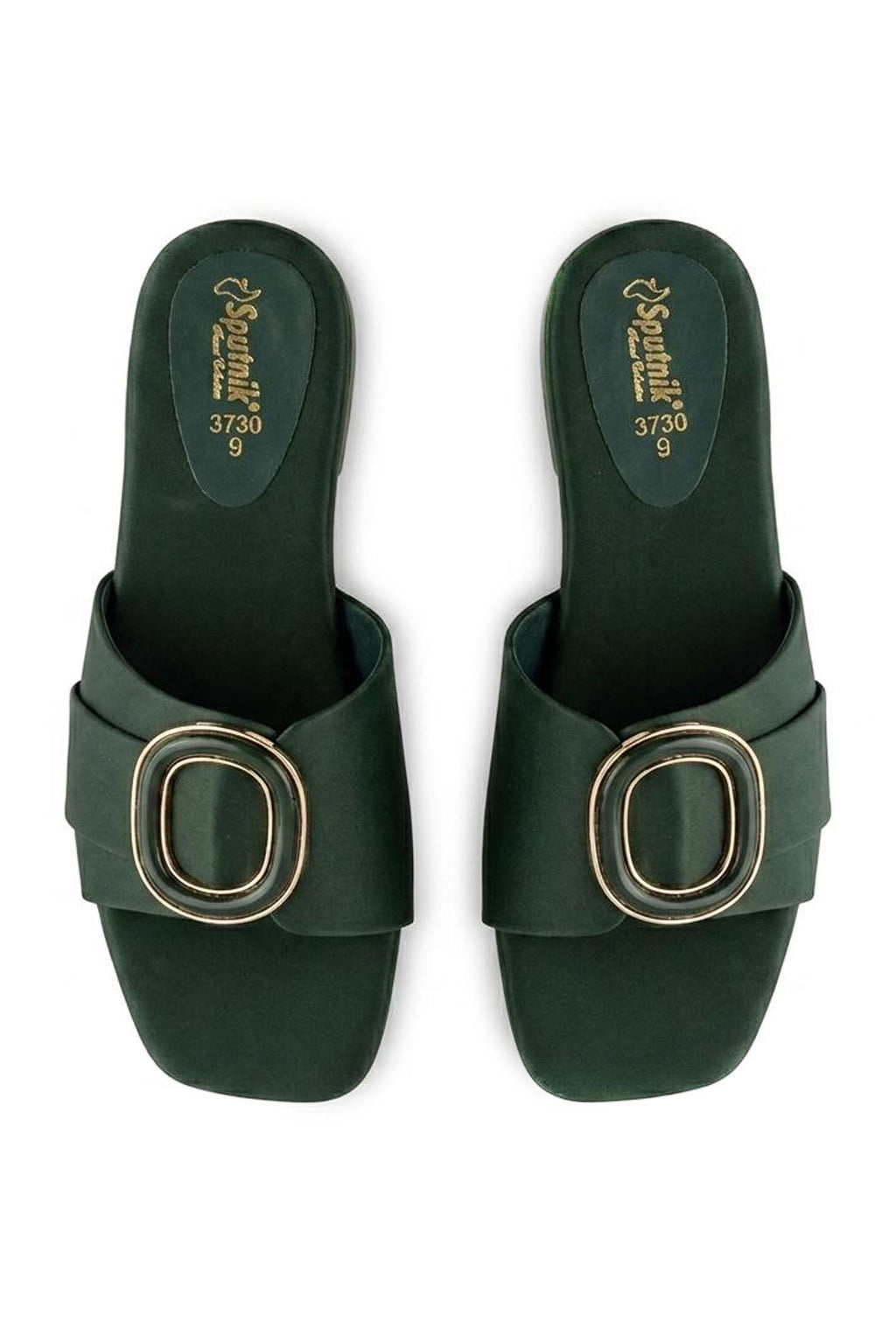 Green Flat Slipper L02907/007
