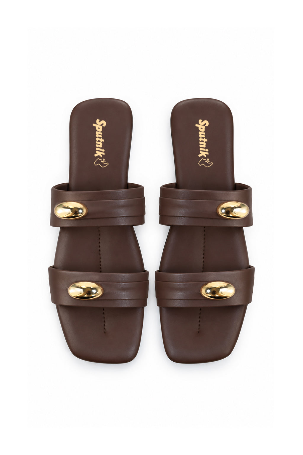 Brown Flat Slipper L02933/001
