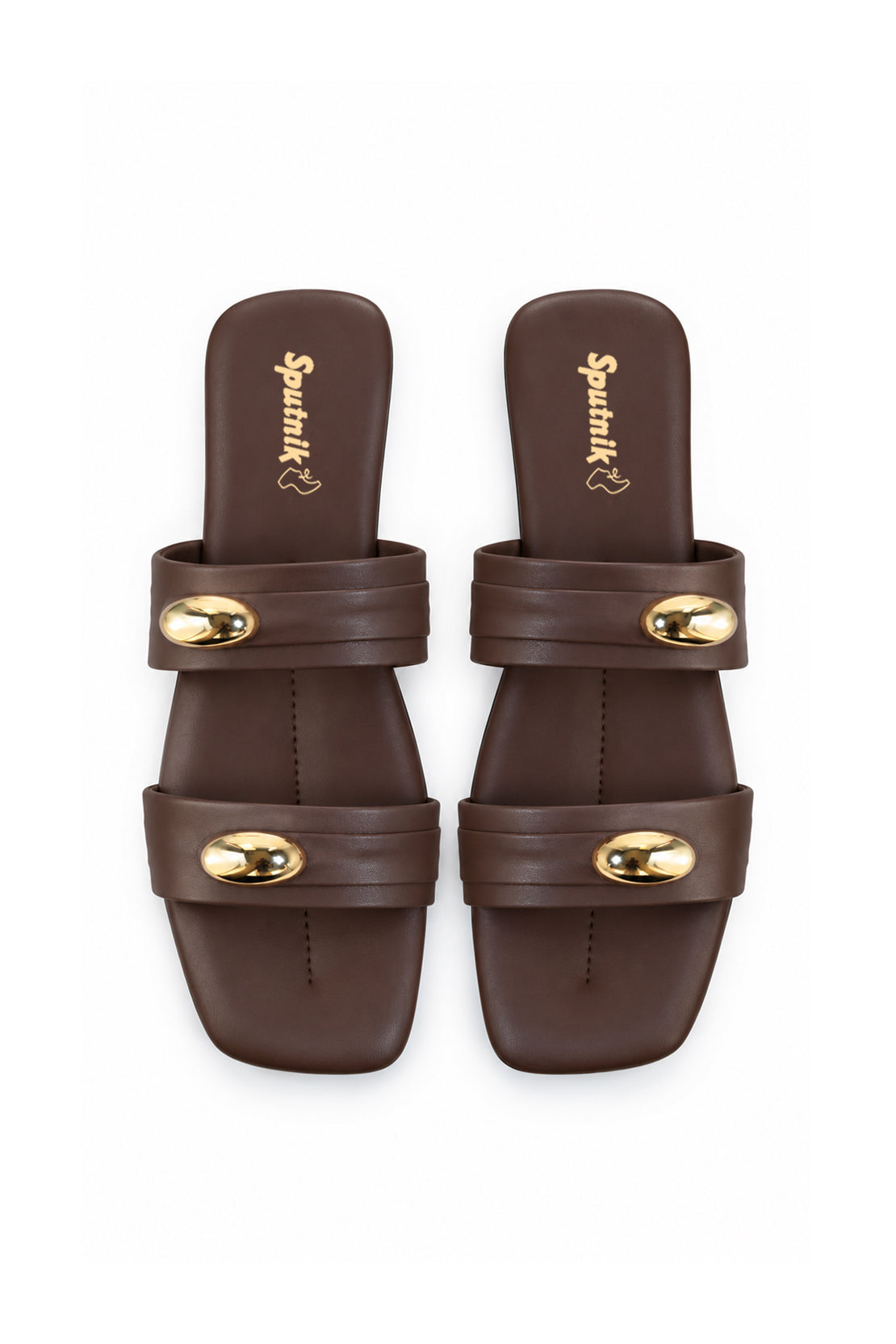Brown Flat Slipper L02933/001