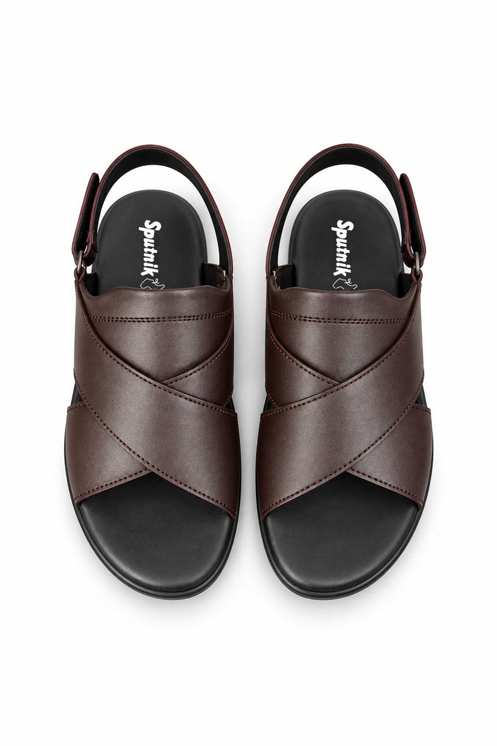 Maroon Sandal L00746/017