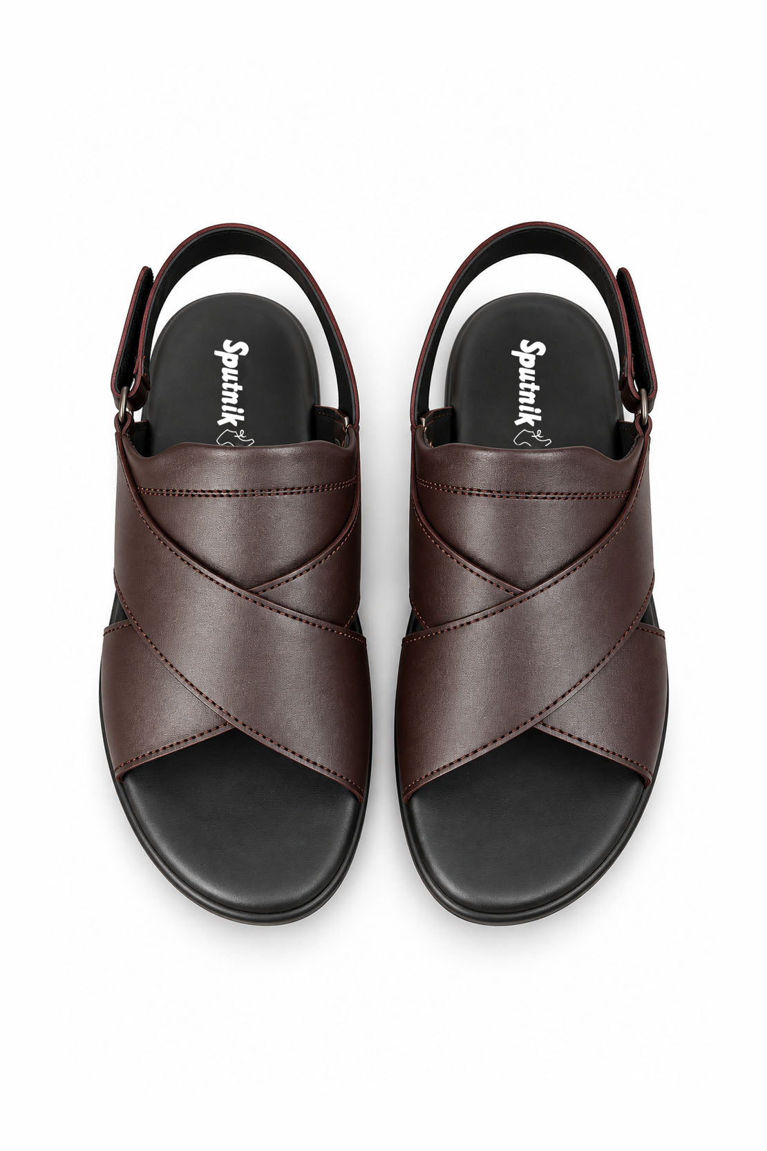 Maroon Sandal L00746/017