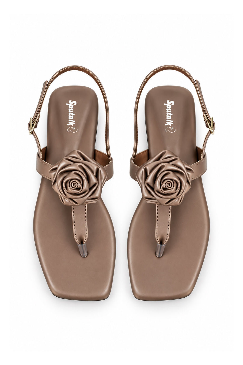 Brown Flat Slipper L03164/001