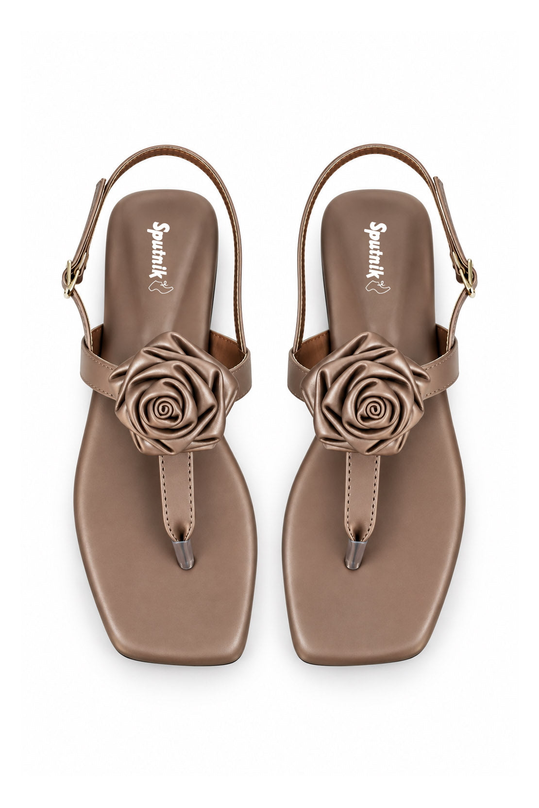 Brown Flat Slipper L03164/001