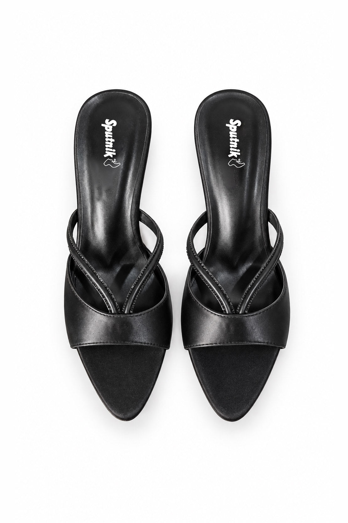 Black Fancy Slipper L02738/002