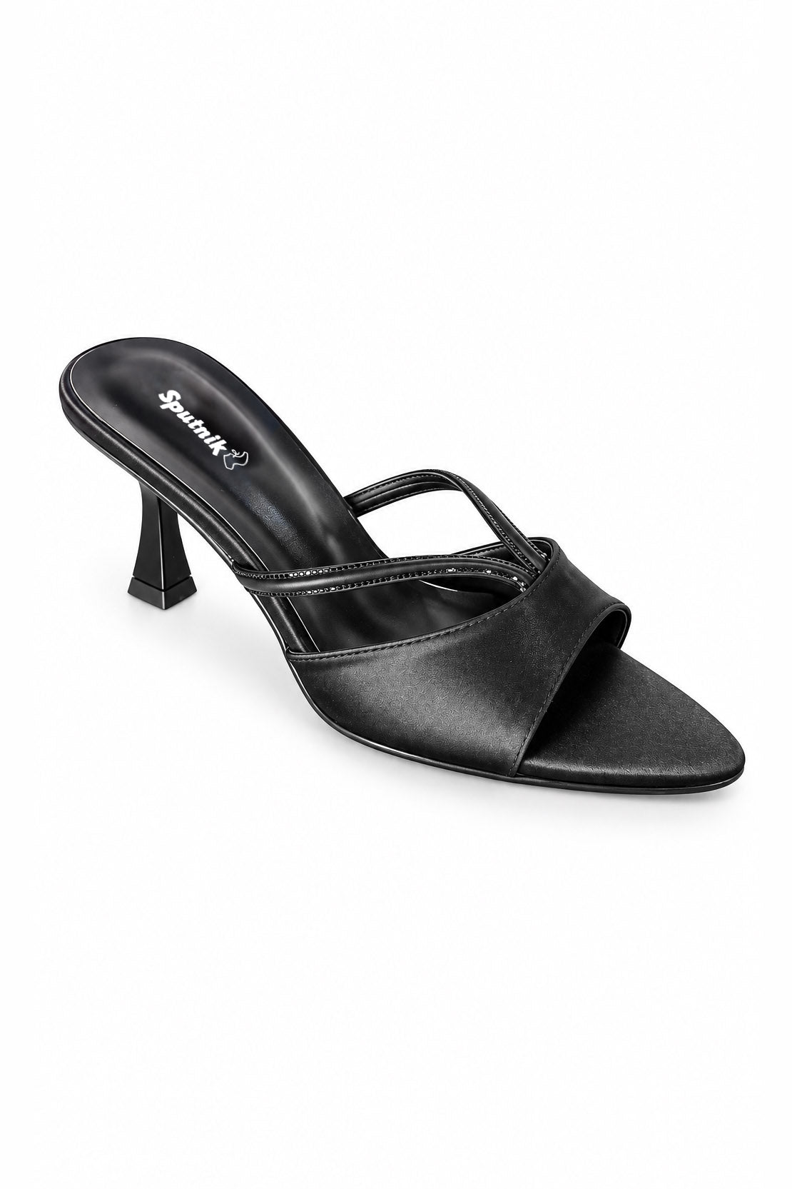 Black Fancy Slipper L02738/002