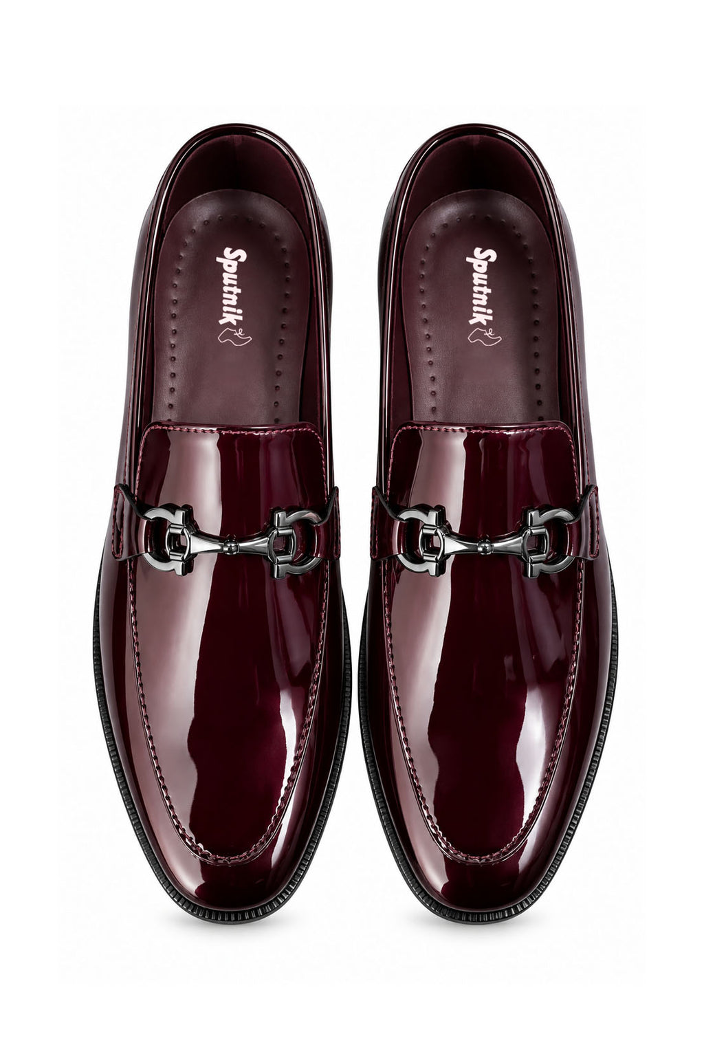 Maroon Patent Formal Shoes L00487/17P