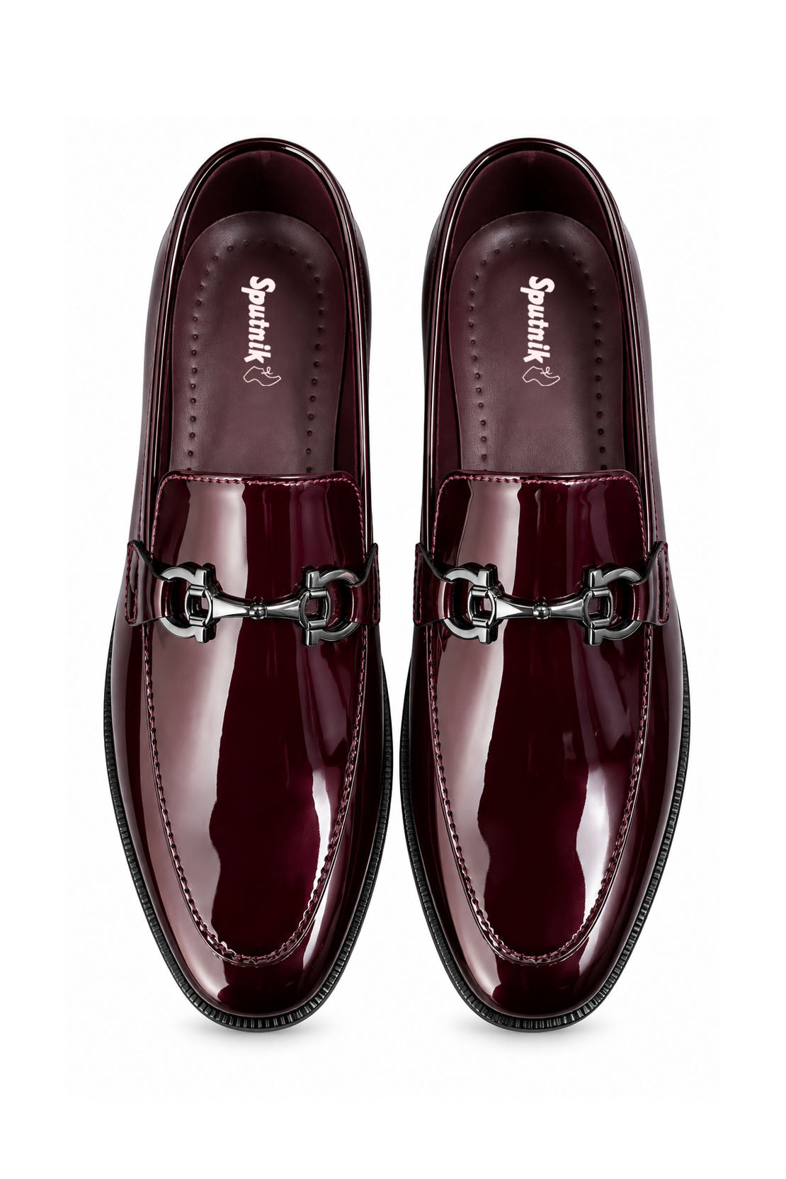 Maroon Patent Formal Shoes L00487/17P