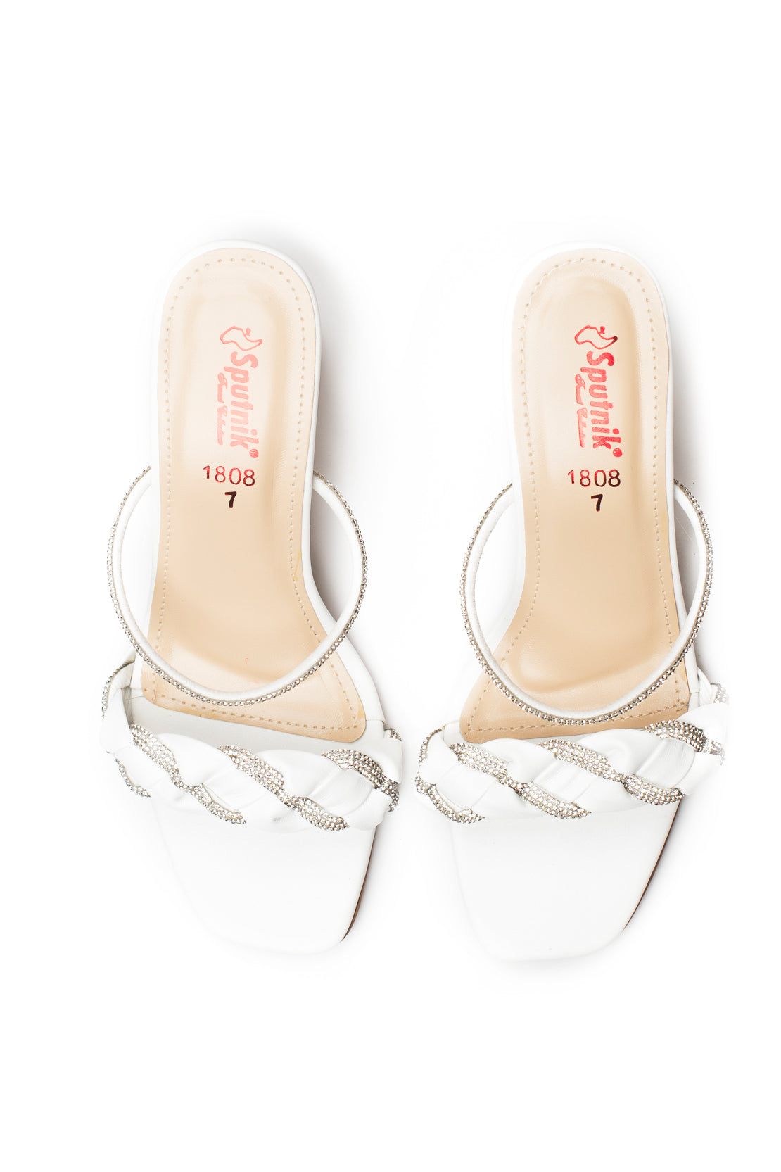 White Fancy Slipper J02725/003
