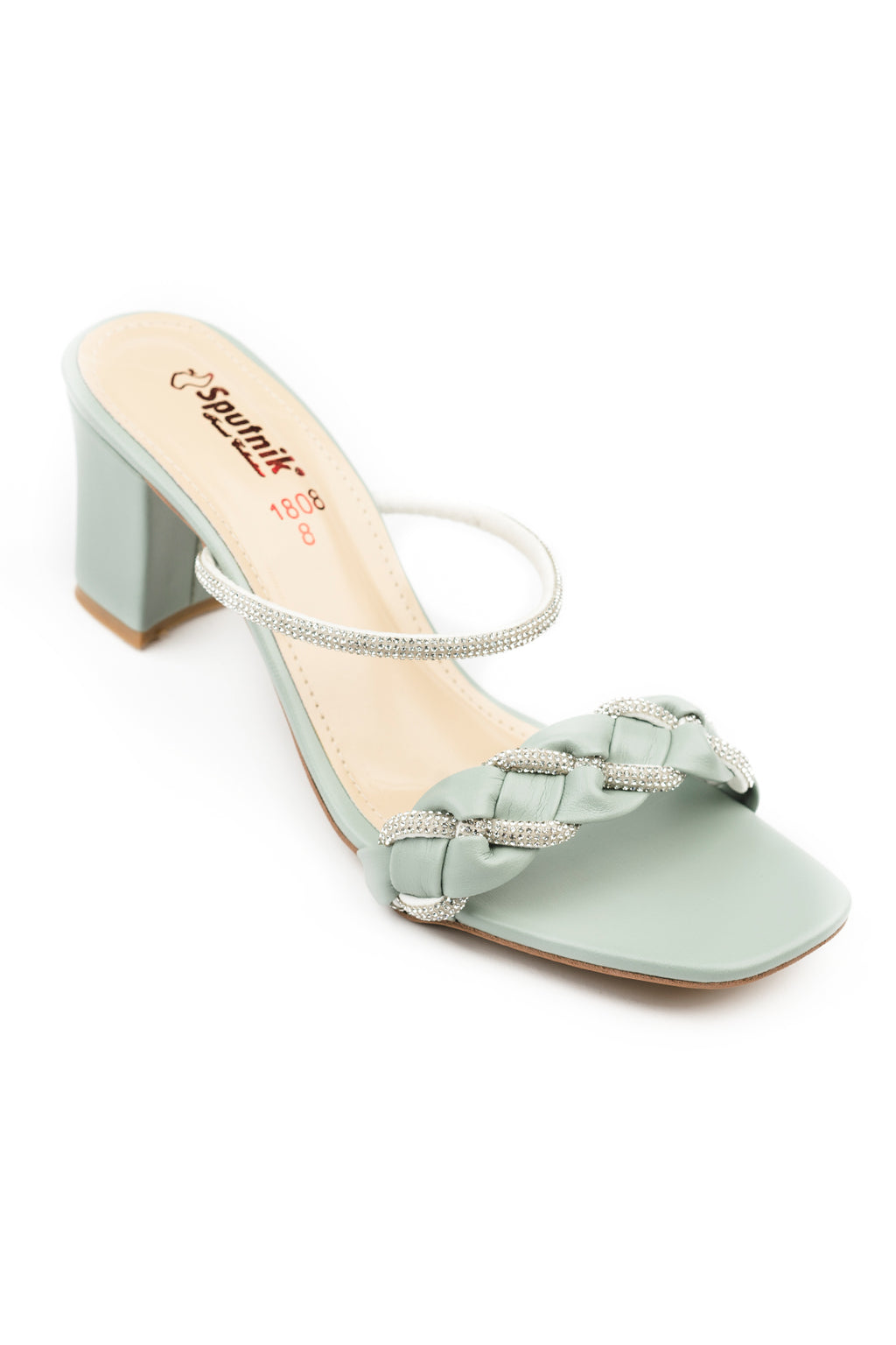 Aqua Green Fancy Slipper J02725/OFF