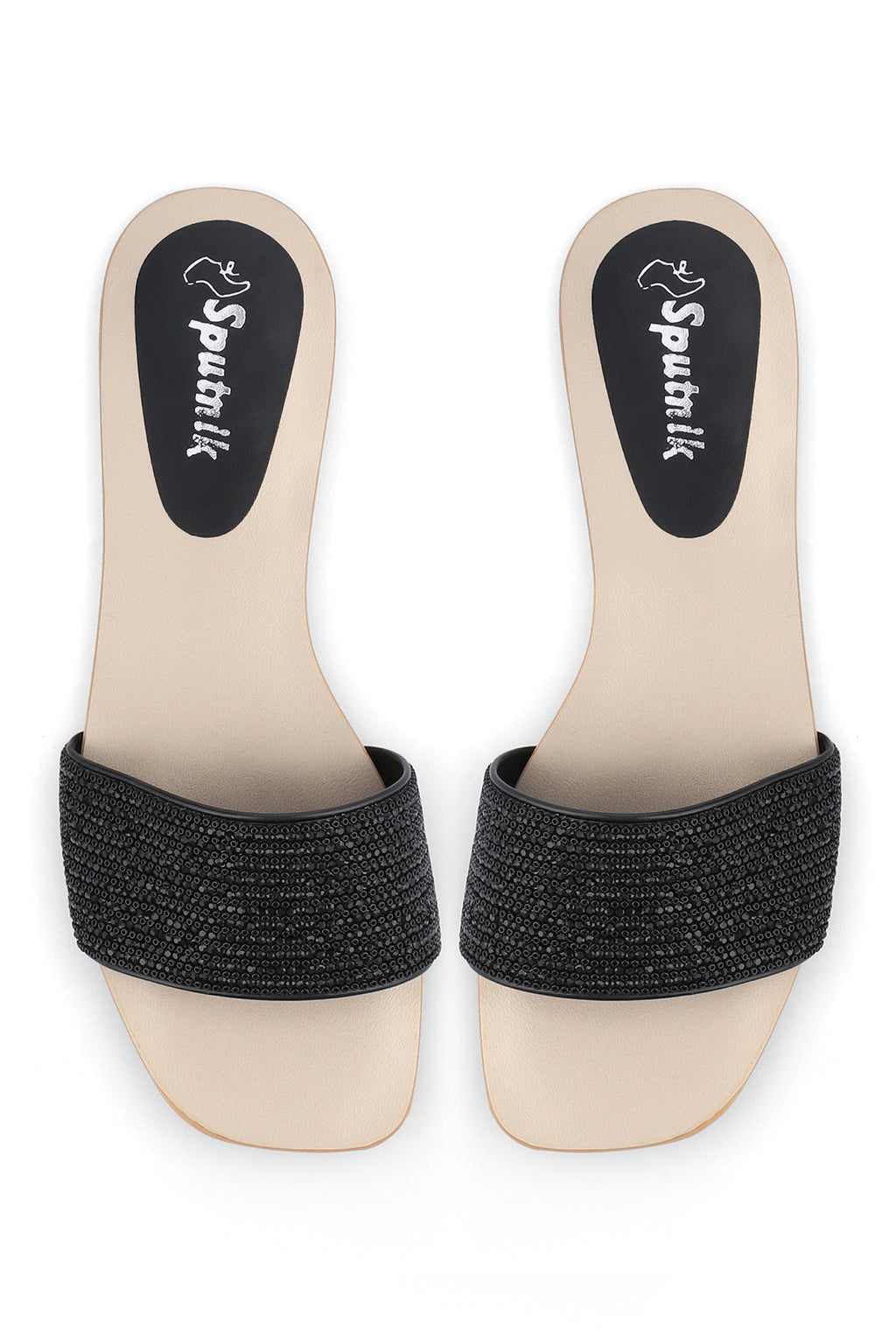 Black Flat Slipper G03219/002
