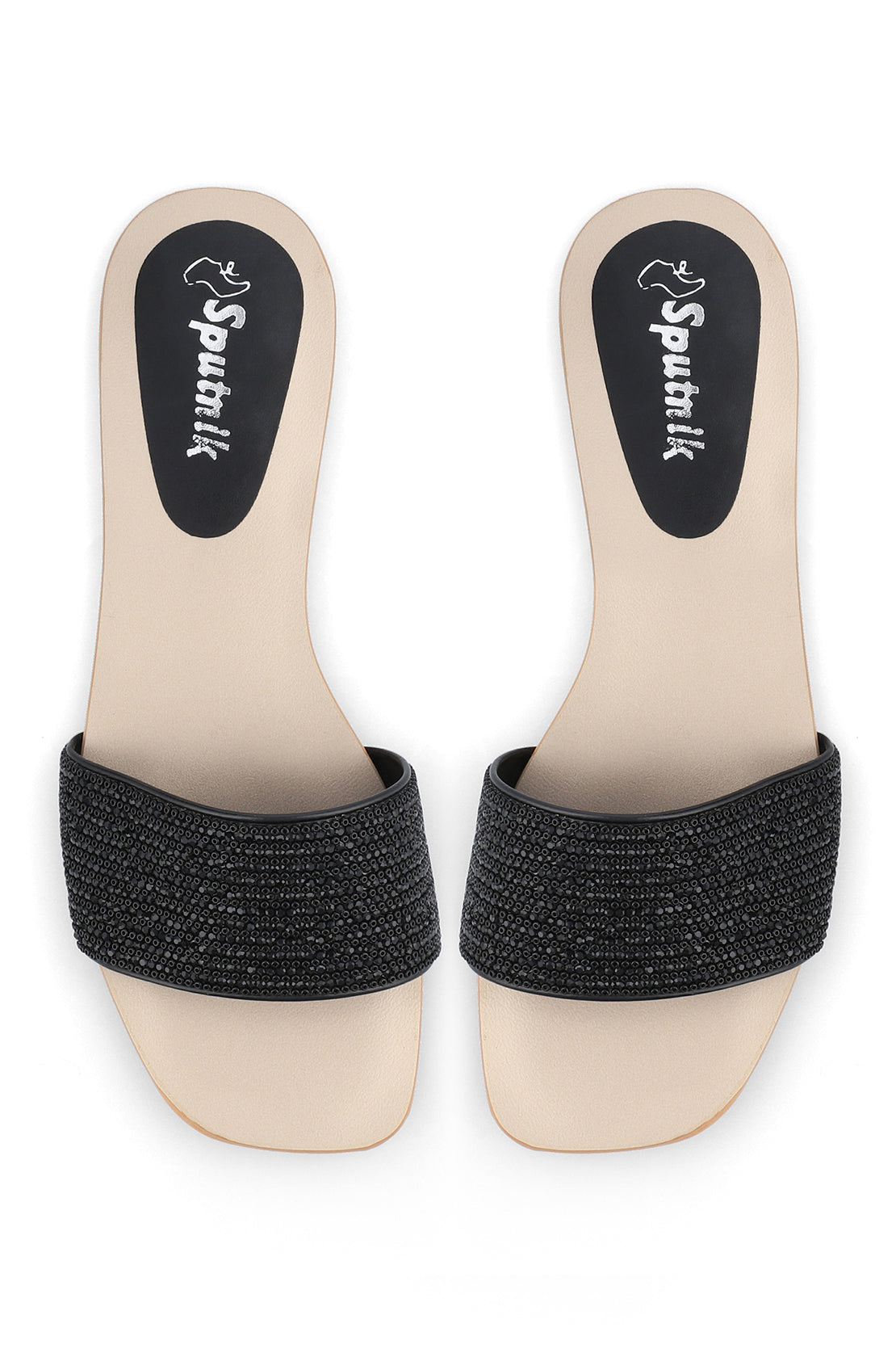 Black Flat Slipper G03219/002
