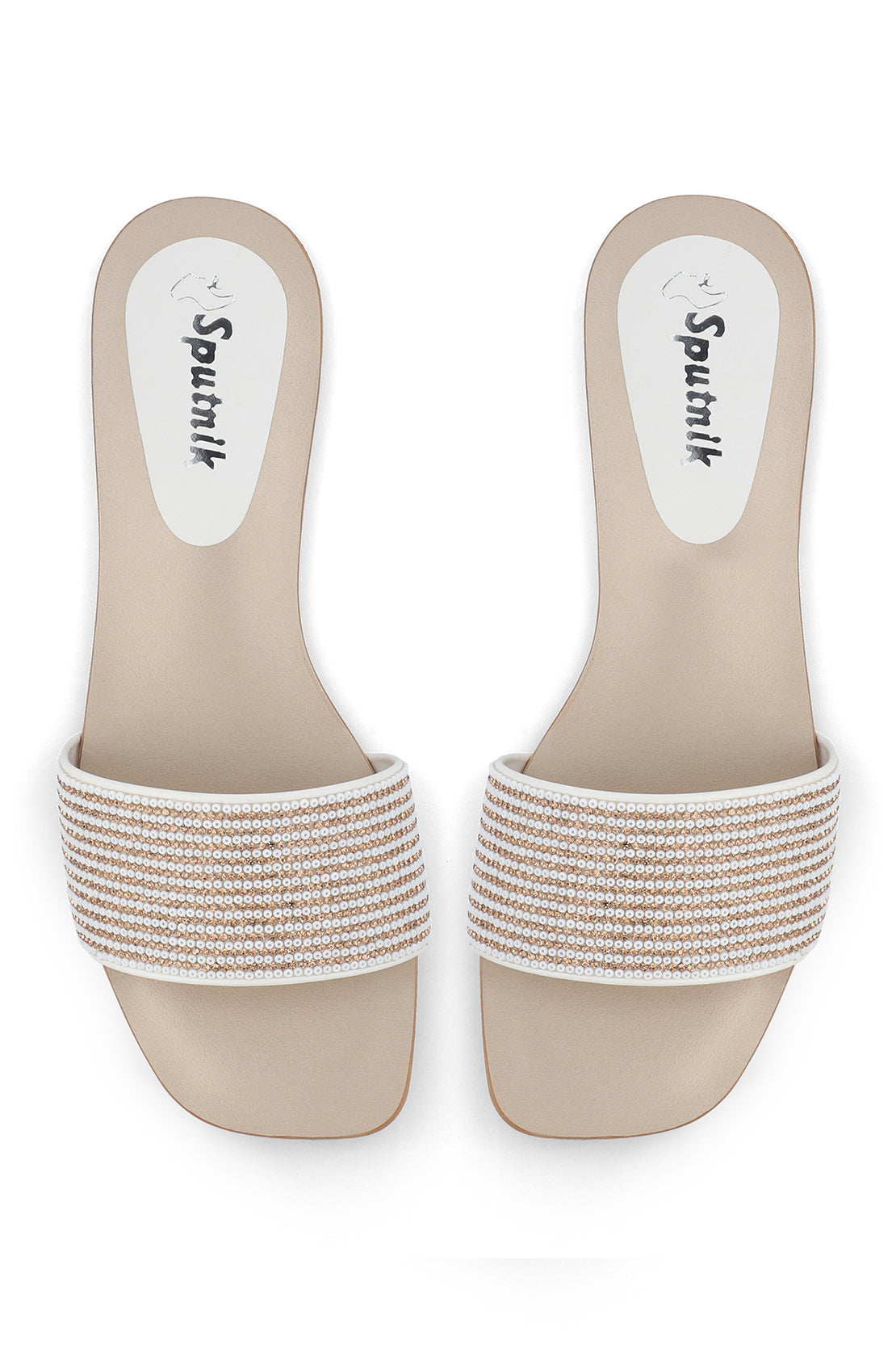 White Flat Slipper G03219/003