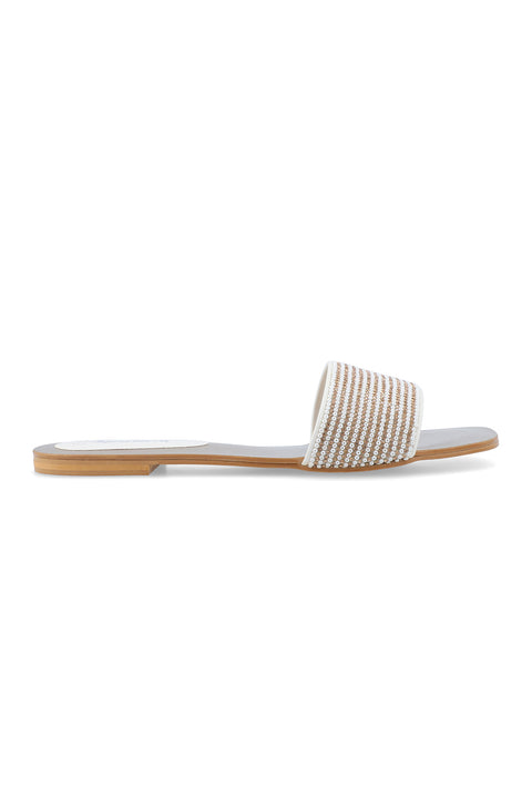 White Flat Slipper G03219/003
