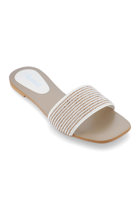White Flat Slipper G03219/003