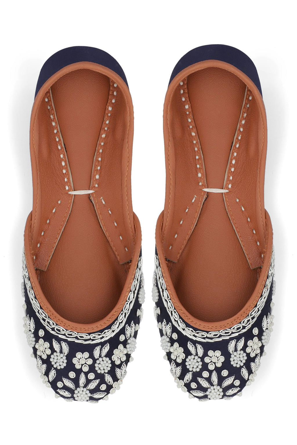 Navy Blue Khussa G04190/500